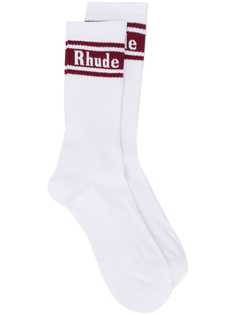 Rhude носки с логотипом