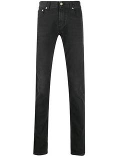 Alexander McQueen джинсы прямого кроя с вышитым логотипом