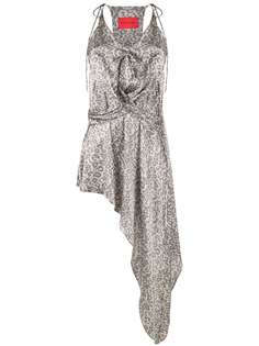 Strateas Carlucci платье-комбинация асимметричного кроя