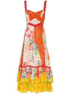 All Things Mochi платье Alejandra с цветочным принтом и вырезом