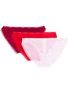 Calvin Klein Underwear комплект из трех трусов-брифов с кружевом