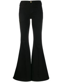 FRAME расклешенные джинсы широкого кроя с завышенной талией