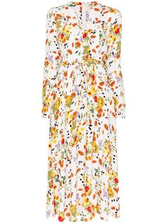byTiMo платье макси с завязками и цветочным принтом