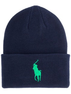 Polo Ralph Lauren шапка бини с вышивкой Pony