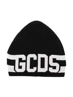 Gcds Kids шапка бини вязки интарсия с логотипом