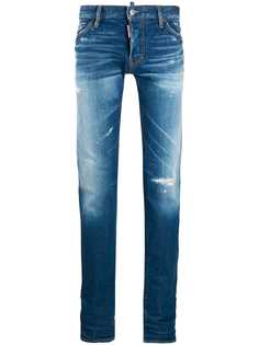 Dsquared2 джинсы с эффектом потертости