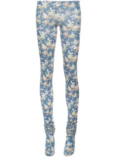 Delada колготки с цветочным принтом