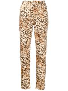Fiorucci джинсы Tara с леопардовым принтом