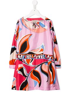 Emilio Pucci Junior платье с абстрактным принтом