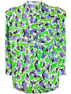 Christian Wijnants рубашка Tabea с абстрактным цветочным принтом