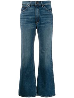 Polo Ralph Lauren расклешенные укороченные джинсы
