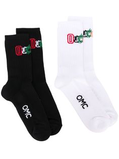 Omc набор из двух пар носков с логотипом
