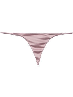 Fleur Du Mal шелковые стринги Luxe