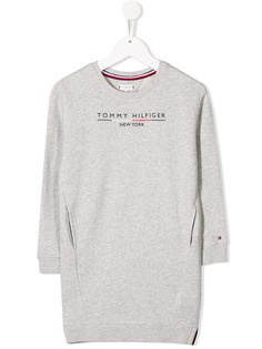 Tommy Hilfiger Junior платье-свитер с логотипом