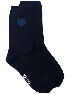 Kenzo носки с нашивкой-логотипом