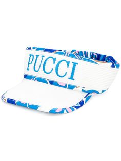 Emilio Pucci козырек с вышитым логотипом