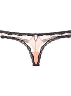 Fleur Du Mal прозрачные стринги из тюля