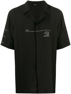 Marcelo Burlon County of Milan рубашка с геометричным принтом