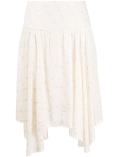 See by Chloé юбка асимметричного кроя