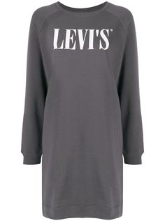 Levis платье-свитер Serif с логотипом