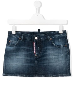 Dsquared2 Kids джинсовая юбка мини