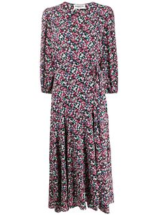 Essentiel Antwerp платье Vip с запахом и цветочным принтом