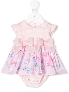 Lapin House платье с пышной юбкой и цветочным принтом