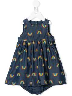 Stella McCartney Kids джинсовое платье с принтом