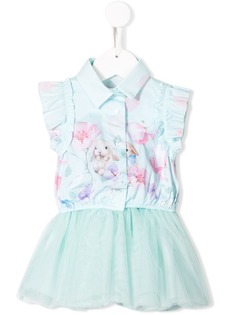 Lapin House пышное платье с принтом Floral Bunny