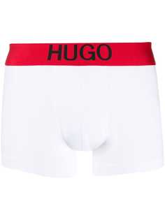 HUGO боксеры с логотипом на поясе