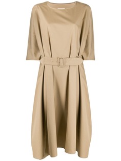 MM6 Maison Margiela платье миди с асимметричным подолом