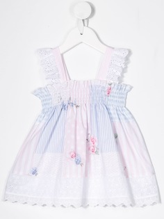 Lapin House платье с бантом и вставками