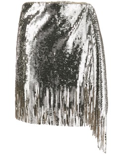 Pinko юбка асимметричного кроя с пайетками