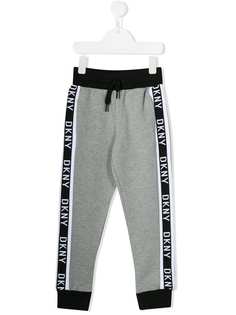 Dkny Kids спортивные брюки с логотипом