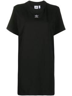 adidas платье-футболка Trefoil