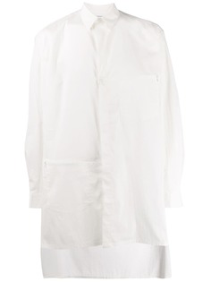 Y-3 рубашка оверсайз с асимметричными карманами