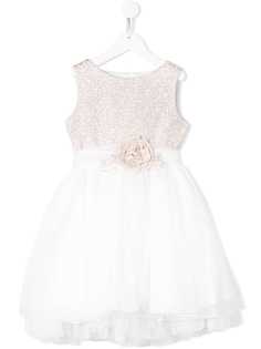 Mimilù платье с тюлевой юбкой и цветочным декором