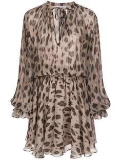 ANINE BING платье Elliana с леопардовым принтом