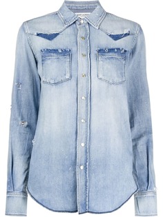 Saint Laurent рубашка в стиле вестерн на пуговицах