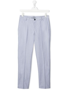 BOSS Kidswear зауженные брюки строгого кроя