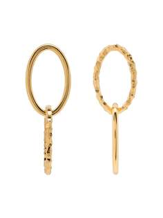 All Blues серьги-кольца Elipse