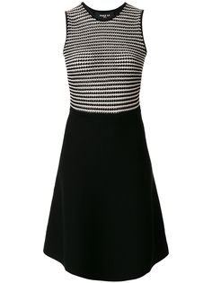 Paule Ka расклешенное платье с контрастными вставками