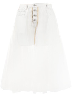 UNRAVEL PROJECT многослойная джинсовая юбка