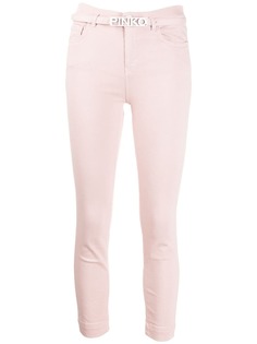 Pinko джинсы скинни с пряжкой-логотипом