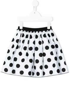 Il Gufo пышная юбка в горох