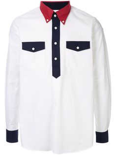 Takahiromiyashita The Soloist рубашка в стиле вестерн в стиле колор-блок