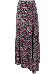 Essentiel Antwerp юбка с запахом и цветочным принтом
