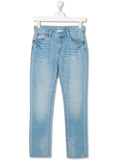 Stella McCartney Kids джинсы с эффектом потертости