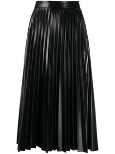 MM6 Maison Margiela плиссированная юбка миди
