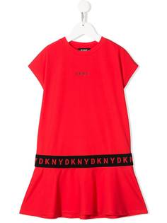 Dkny Kids платье-футболка с логотипом